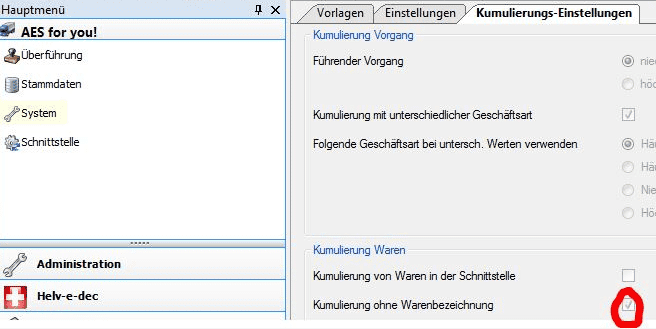 AES Kumulierung 2