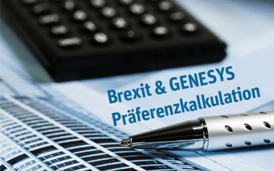 Effects of the BREXIT on the calculation of preferences