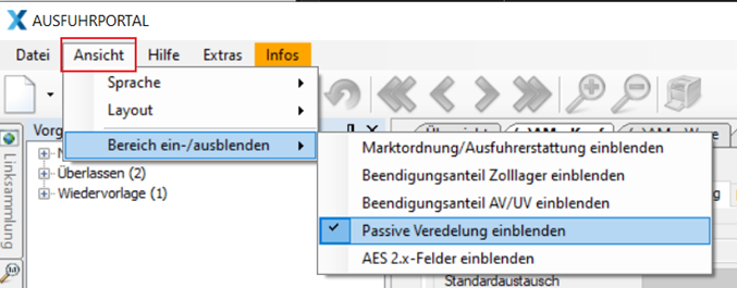 Ausfuhrportal