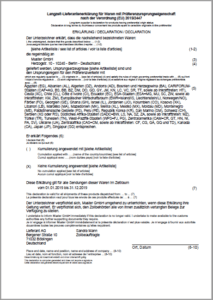 Vorlage Langzeit-Lieferantenerklärung Muster download