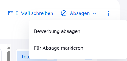 8_Absagen Absagen - Softgarden